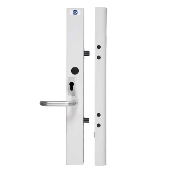 Cerradura de seguridad motorizada de 2 puntos KIT e-BR 2P D con manilla interior